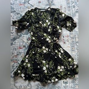 Reformation Floral Wrap Dress